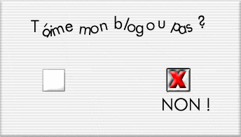 T'aimes mon blog ou pas?